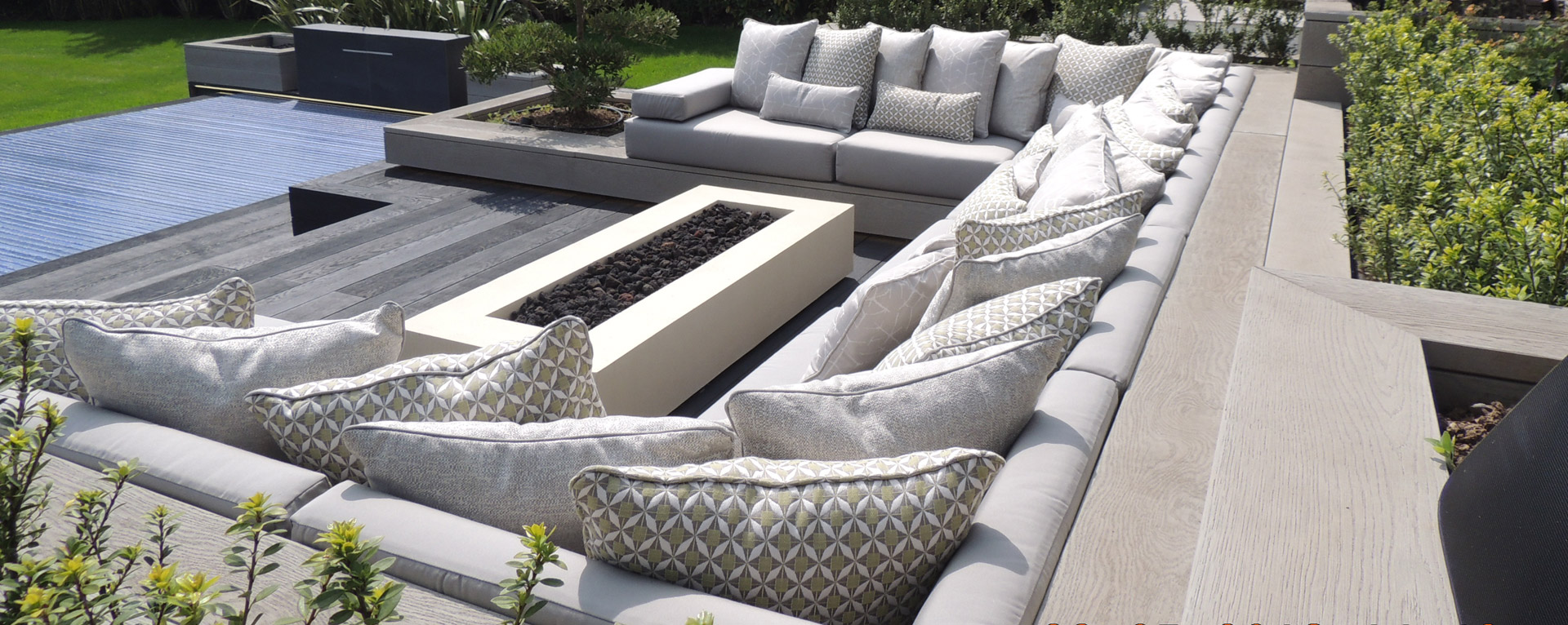 Bespoke waterproof and water repellent Outdoor Cushions